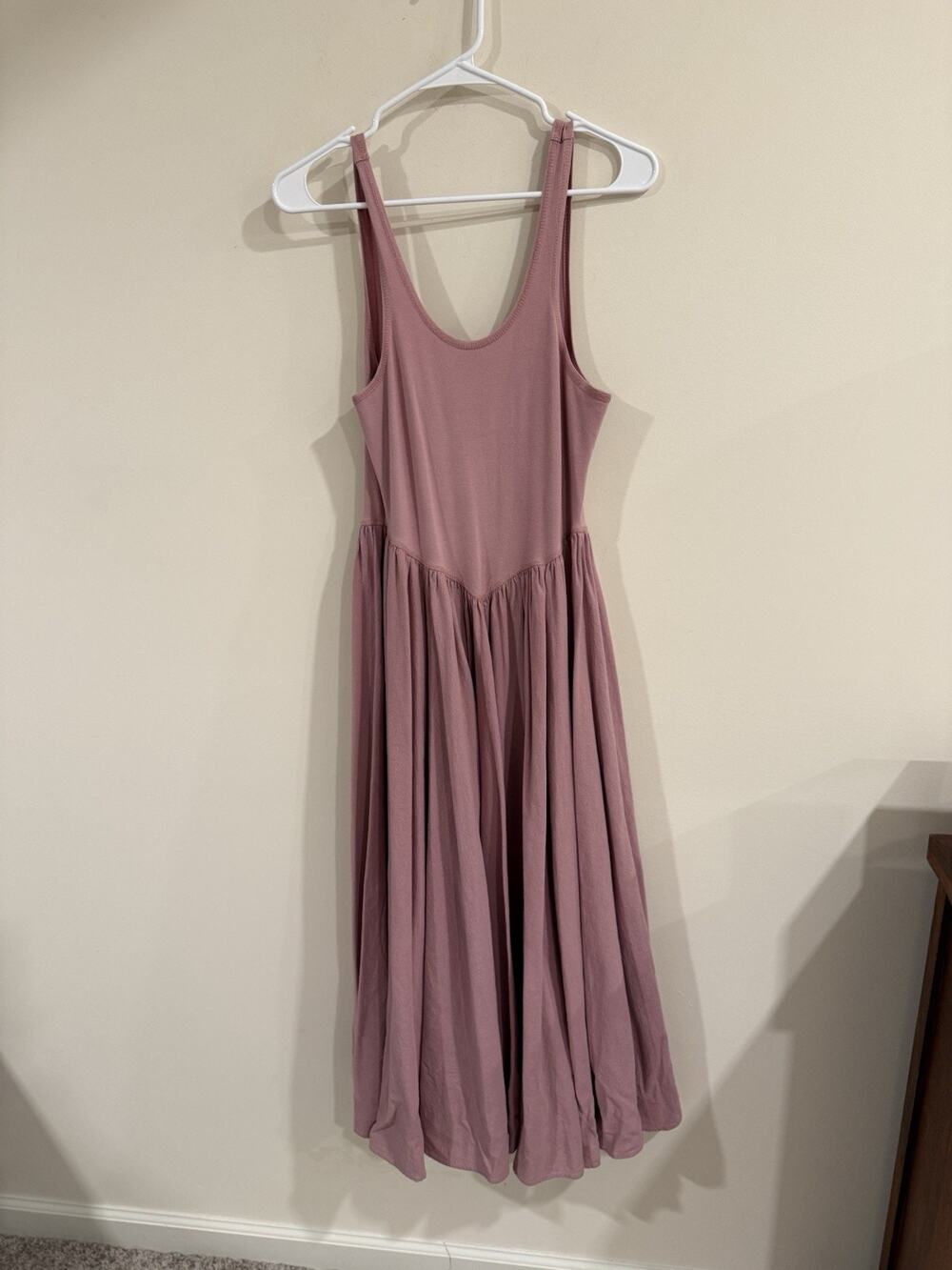 Free People Dylan Midi Dress XS Women's Casual Flared Boho Poplin Bohemian